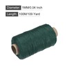sourcing map Twisted Mason Line Nylon Twine String Cord Dark