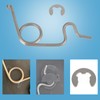 gtpartes Stainless Steel Fuel Door Pocket Spring Fit for 2007-2020