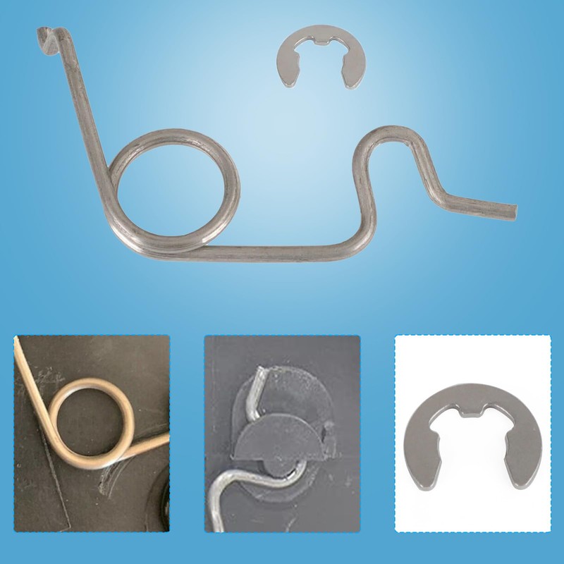 gtpartes Stainless Steel Fuel Door Pocket Spring Fit for 2007-2020