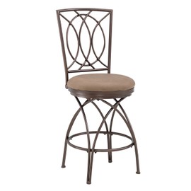 Powell Big and Tall Metal Crossed Legs Bar Stool, Multicolor