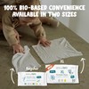 Naty Flushable XL Baby Wipes - Unscented, 100% Plant-Based, Plastic-Free,