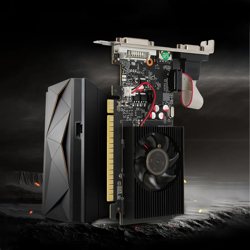 Half Height GPU 1G DDR3 64bit 810MHz 1300MHz HD DVI