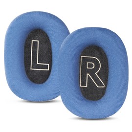 TaiZiChangQin Replacement Ear Pads Compatible with Pioneer SE-MS7BT MS7 SE MS7BT MS9BN MS5T Headphones Soft Velour Noise Isolating Foam Earpads (Blue)