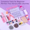 Beginners Nail Kit Acrylic Set: Professional Ultra-fine Acrylic Powder Kit