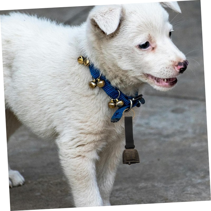 Sosoport Pet Safety Bell Dog Trainer Collar Mini Cowbells for