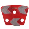 Walk Behind Floor Grinder, 3PCS Trapezoid Floor Grinding Pad Disc