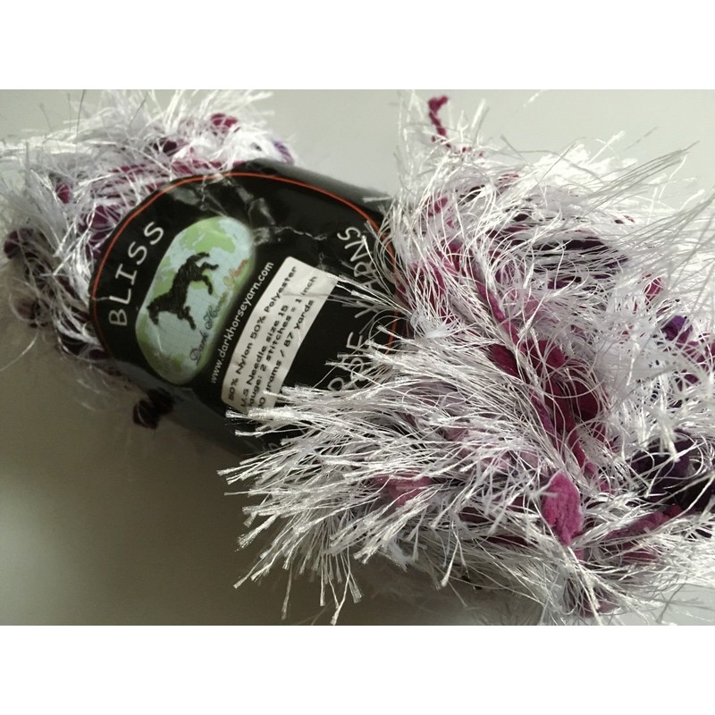 Dark Horse Yarns Bliss #518 Sugar Plum Fancy Fur Eyelash