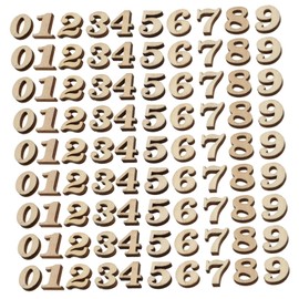 SHINEOFI 200pcs Natural Wooden Slice DIY Craft Decor Educational for Scrapbooking Creative Craft Material for Art Projects and Christmas Decorations