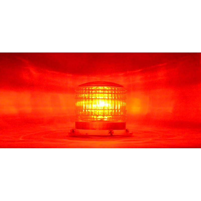 ESafety Lights S8LF RED Flashing 2NM IP67 Solar LED with