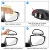 jose2015 1pcs Blind Spot Mirrors for Cars RIGHT，Universal Adjustable HD