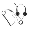 Call Center Headset, Head-Mounted Telephone Headphone RJ9 with Noise Cancelling