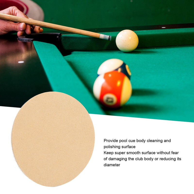 Billiard Pool Cue Shaft Burnisher Flannel Cue Shaft Smoother Billiard