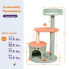 GOOPAWS 33-in Heavy-Duty Cat Tree for Large Cats, Multi-Level Tower