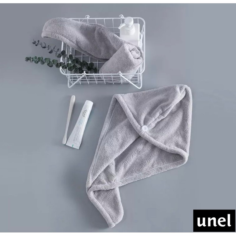 unel Rapid Dry Hair Towel, Microfibre Fast Drying Soft and