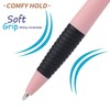Sikao Pens Bulk, 60Pack Morandi Gripped Slimster Bulk Ballpoint Smooth