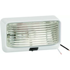 Bargman 30-78-517 78 Series Porch / Utility Light with Switch - Clear Lens