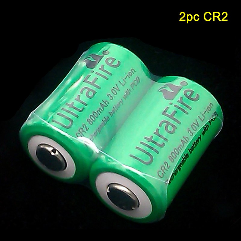 Unbranded/Generic 2× 3.0V 800mAh CR-2 CR2 DL-CR2 DLCR2B KCR2 Li-ion