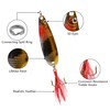 30Pcs Roostertail Spinner Fishing Lures - Metal Spoon Fishing Spinner