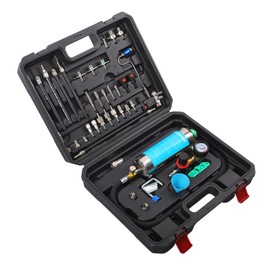 Fuel System Cleaner Kit with Hanging Bottle, Dial, Hoses and Connectors - Efficient Cleaning Technology for Sediment and - Multiple Types for Automotive Repair Needs - Portable