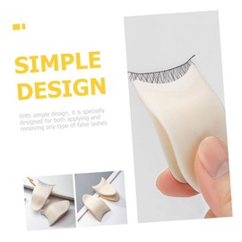 FRCOLOR 4Pcs Eyelash Applicator Wear Resistant Fake Eyelash Clip for Women Ergonomic Tweezers for Easy Application Makeup Tool for Personal Professional Use