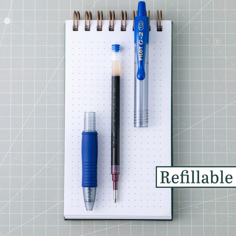 Pilot G2 Premium Retractable Gel-Ink Rolling Ball Pens, Bold Point