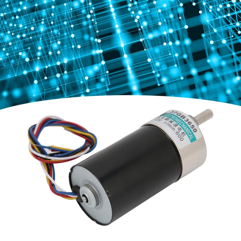 Brushless Motor with Bracket Governor Low Speed 24V for CNC