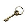 BRASS STORE Brass Key (Antique Style) Key Chain Brass Vintage