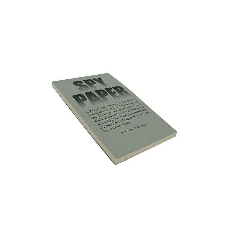 Disappearing Spy Paper Dissolving Note Pad Letter Head
