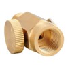 Shiwaki Brass In-Line Air Flow Regulator Valve 1/4" NPT Male