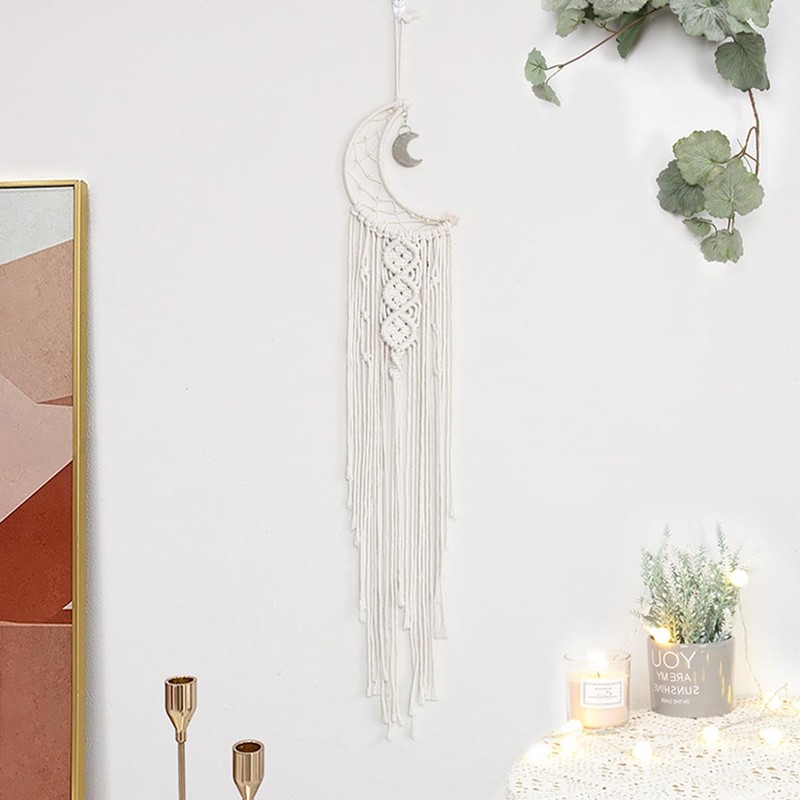 CENPEK DIY Moon Dream Catcher Kit for Beginners Wall Hanging