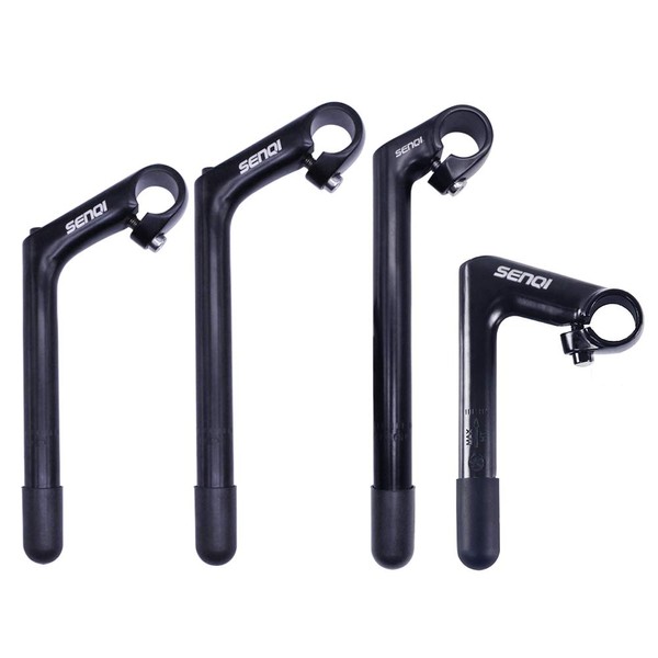 SENQI Bicycle Stem, Quill Stem, Clamp Diameter 1.0 inches (25.4 mm), Column Diameter 0.9 inches (22.2 mm), BSB040, 3.1 x 5.9 x 4.7 inches (80 x 150 x 120 mm) (Black)