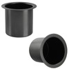 2Pcs Drop-in Cup Holder,304 Stainless Steel Automotive Cup Holders,3.3inch Black