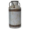 Vintiquewise Galvanized Metal Rustic Milk Can, Medium