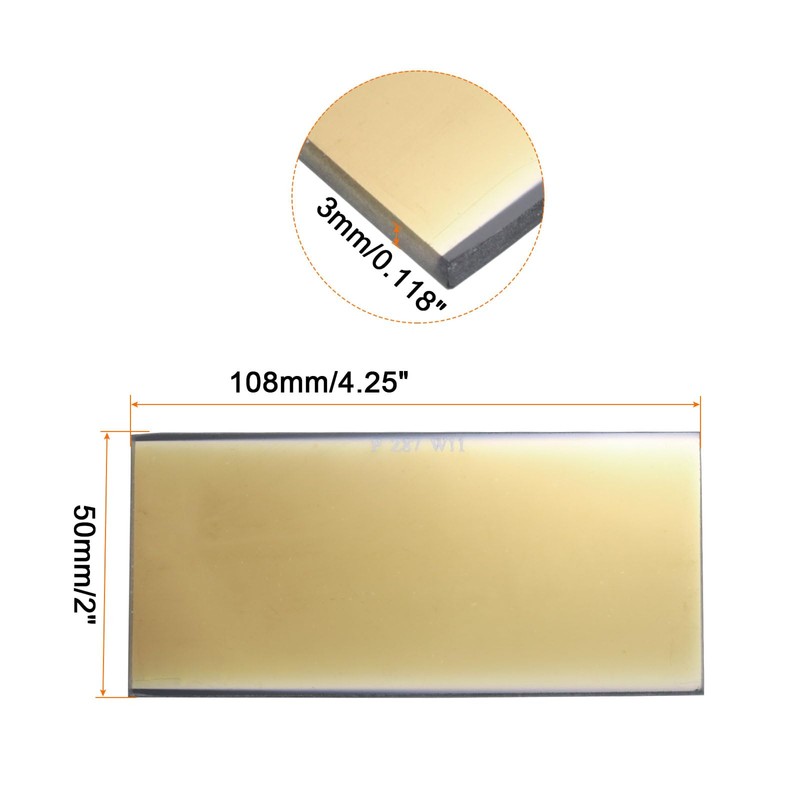sourcing map 5pcs Welding Lens 2" x 4.25" Shade 11