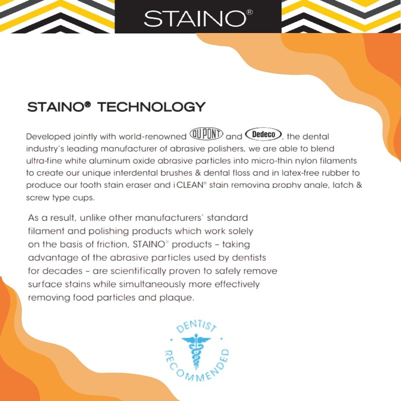 Staino Twins Interdental Brush Dual-Ended Travel Brush, Minis, Microfine Brush,