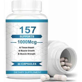 157 Capsules Supplement 1000 MG, Non-GMO, Gluten-Free, Active Support Supplement 60 Capsules