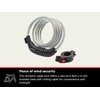 Schwinn Bike Combination Cable Lock, 6 ft x 12 mm,