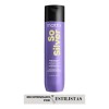 Shampoo Morado Matrix So Silver Para Cabellos Rubios 300 Ml