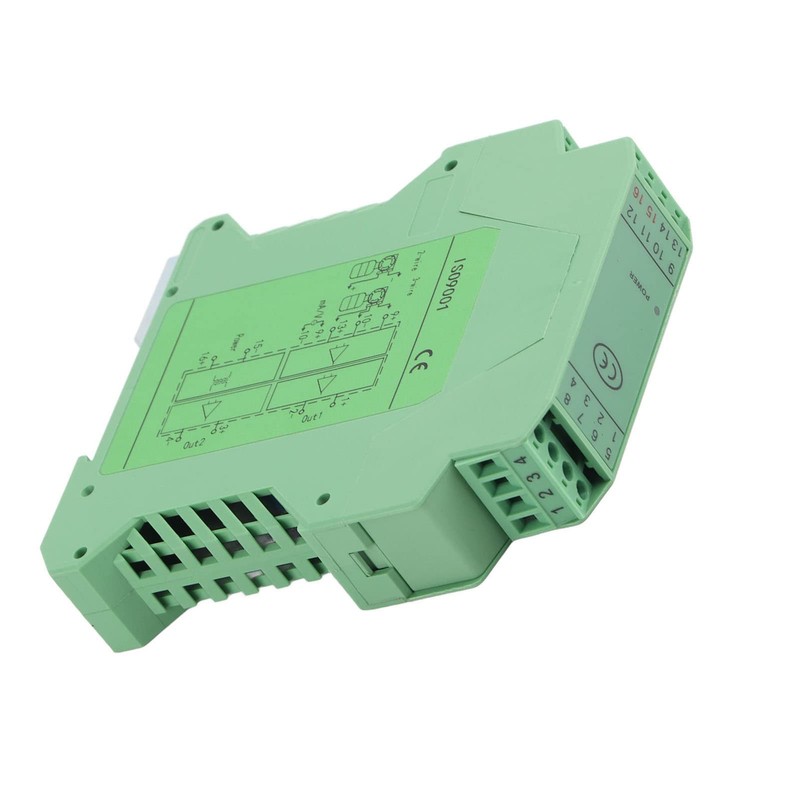 ANGGREK Splitter,4-20Ma,DC 24V DC Current Isolator Transmitter 4-20mA PLC Detect