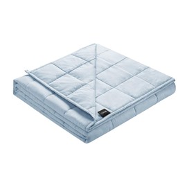 ZonLi Weighted Blanket (80''x87'', 20lbs, Grey/Black), Cooling Weighted Blankets for Adults, High Breathability Heavy Blanket, Soft Material with Premium Glass Beads…