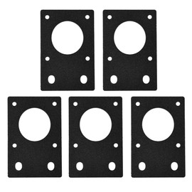 euroharry 5 Pieces Motor Mount, 42 Stepper Motor Mounting Plate Fixed 3D Printer Mount for NEMA 17 42 Series Stepper Motor for 2020 2040 Aluminum