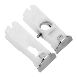 TEHAUX 2pcs Refrigerator Handle Replacement Kit Durable Plastic Support for Fridge Door User Friendly Installation Lightweight and Compact Design Convenient Home Accessory