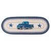 Earth Rugs 054914053454 Table Runner, Blue