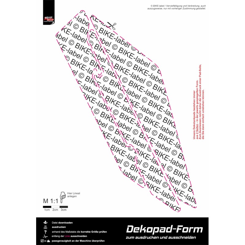 Tankpad Decor Compatible with Honda 750 Transalp Black Grey X550902VA