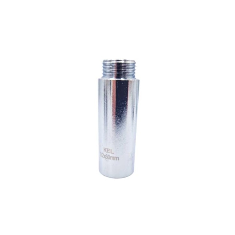 1/2" BSP (15mm) Pipe Thread Extension Female x Male Chrome