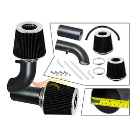 RW SERIES - MATTE BLACK PIPE GRAY - SHORT RAM Intake Compatible For 88-95 F150 / BRONCO/F-250 (without MAF Sensor)