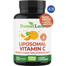 ForestLeaf Liposomal Vitamin C 1400mg Capsules ForestLeaf Liposomal Vitamin C, 4, 120 tablets / 포레스트리프 리포조말 비타민C 1400mg 캡슐 ForestLeaf Liposomal Vitamin C, 4개, 120정