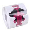 NMKL38 300PCS Self Adhesive Stiletto Nail Forms Stickers Roll for