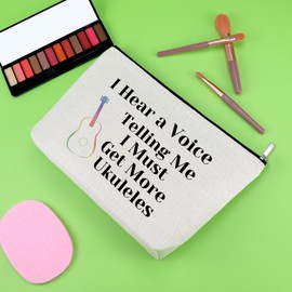 Ukulele Player Makeup Bag Ukulele Lovers Gifts Ukulele Acquisition Syndrome Cosmetic Bag Ukulele Themed Gifts Ukulele Musician Gifts Ukulele Teacher Gift Christmas Birthday Gifts Travel Cosmetic Pouch