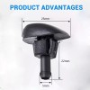 Unbranded USA 1PAIR WINDSHIELD WASHER FLUID NOZZLE JET SPRAYER SPRAY
